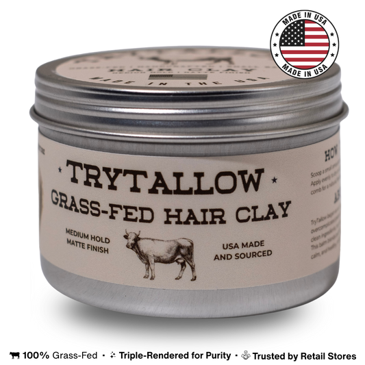 TryTallow Grass-fed Hair Clay