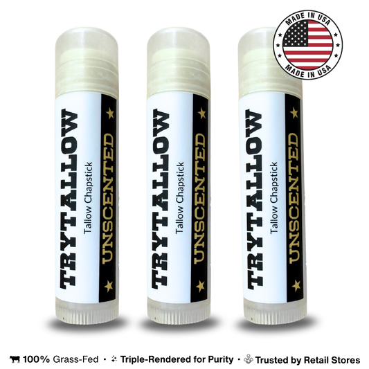 Tallow Chapstick Three Pack