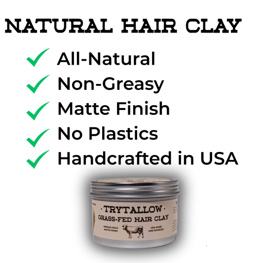 TryTallow Grass-fed Hair Clay