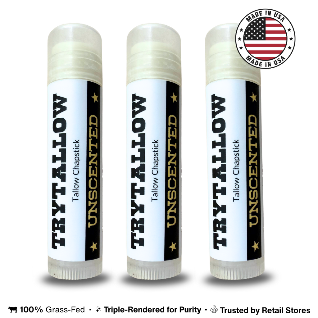 Tallow Chapstick Three Pack