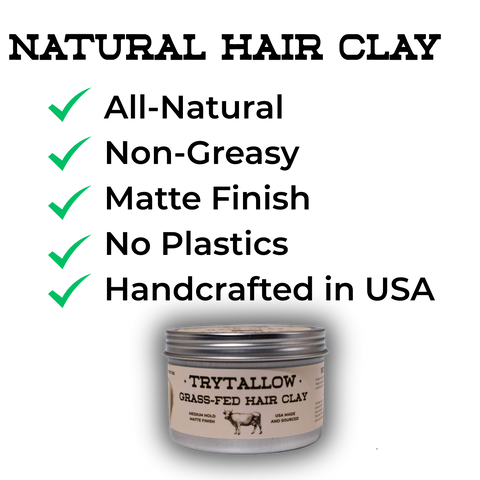 TryTallow Grass-fed Hair Clay