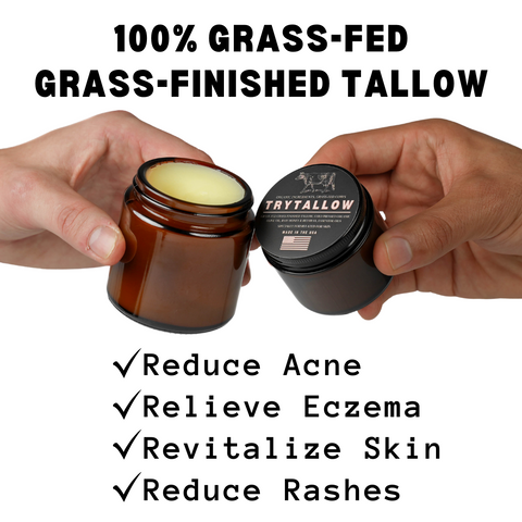 TryTallow™️ Organic Wrinkle and Acne Fighting Tallow Balm 4oz