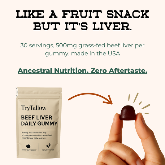 TryTallow Beef Liver Daily Gummies