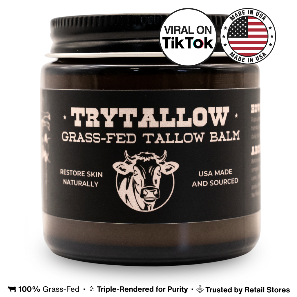 TryTallow™️ Wrinkle and Acne Fighting Tallow Balm 4oz