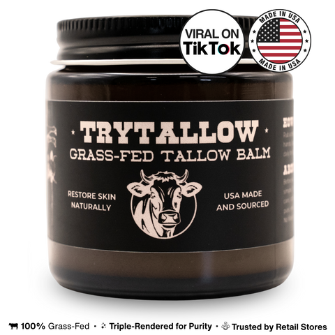 TryTallow™️ Wrinkle and Acne Fighting Tallow Balm 4oz