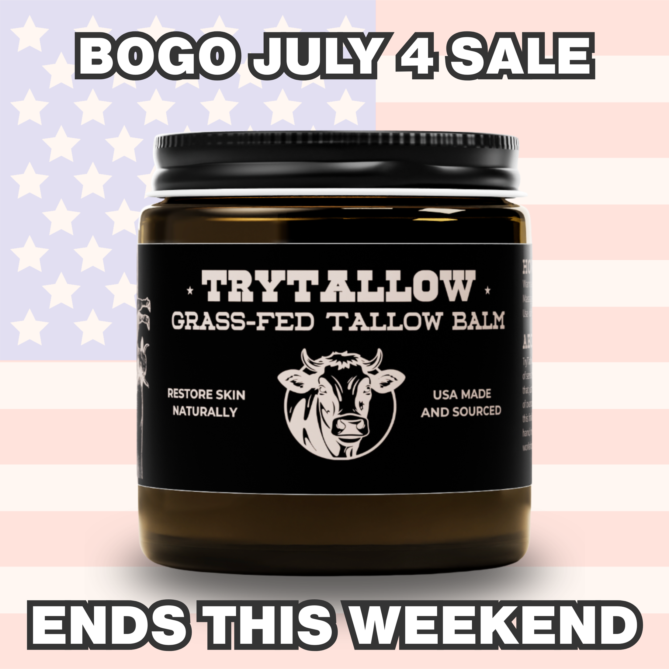 TryTallow™ Grass-Fed Tallow Balm (4oz)