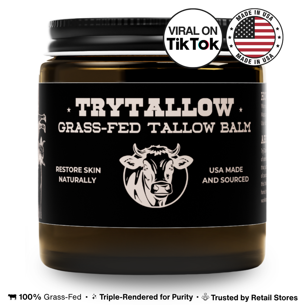 TryTallow™ Grass-Fed Tallow Face Balm (4oz)