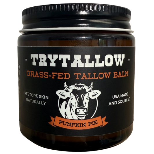 *LIMITED TIME* TryTallow™️ Wrinkle and Acne Fighting Tallow Balm 4oz (Pumpkin Pie Scented)