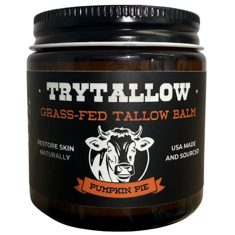 *LIMITED TIME* TryTallow™️ Wrinkle and Acne Fighting Tallow Balm 4oz (Pumpkin Pie Scented)