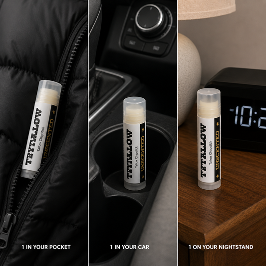 Tallow Chapstick Three Pack